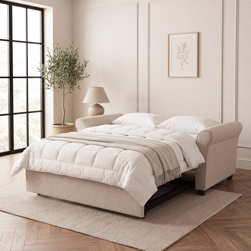 Tanijha 2 Seater Reclining Fabric Sofa Bed