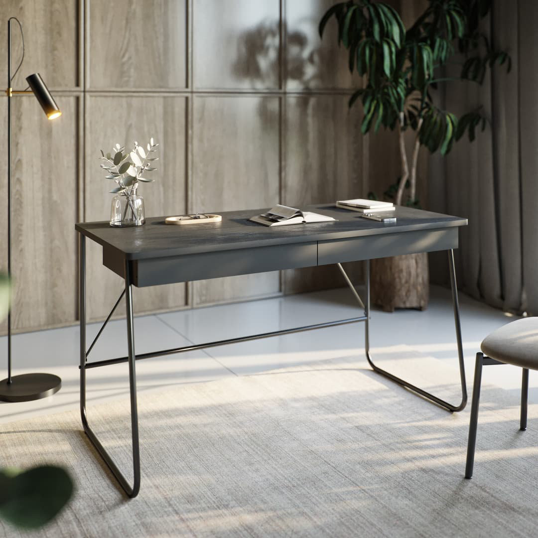 Borough Wharf Alainie 135Cm W Rectangle Writing Desk | Wayfair.co.uk