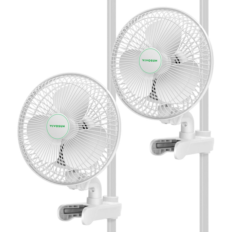 Ventilateur à pince 12 po Vivosun, Blanc