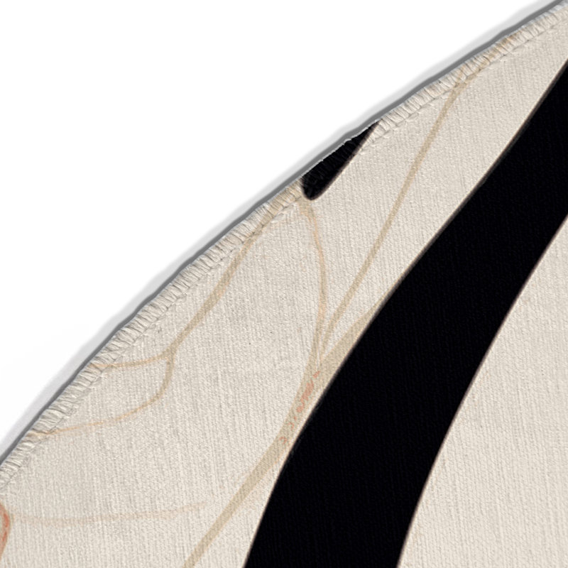 Cherry Horizon Indoor And Outdoor Area Rug, Round 5'