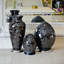 Mosaic Glass Egg 30cm Novelty Lamp