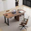 Bureau à hauteur réglable en bois massif 70,87 po-1490530883