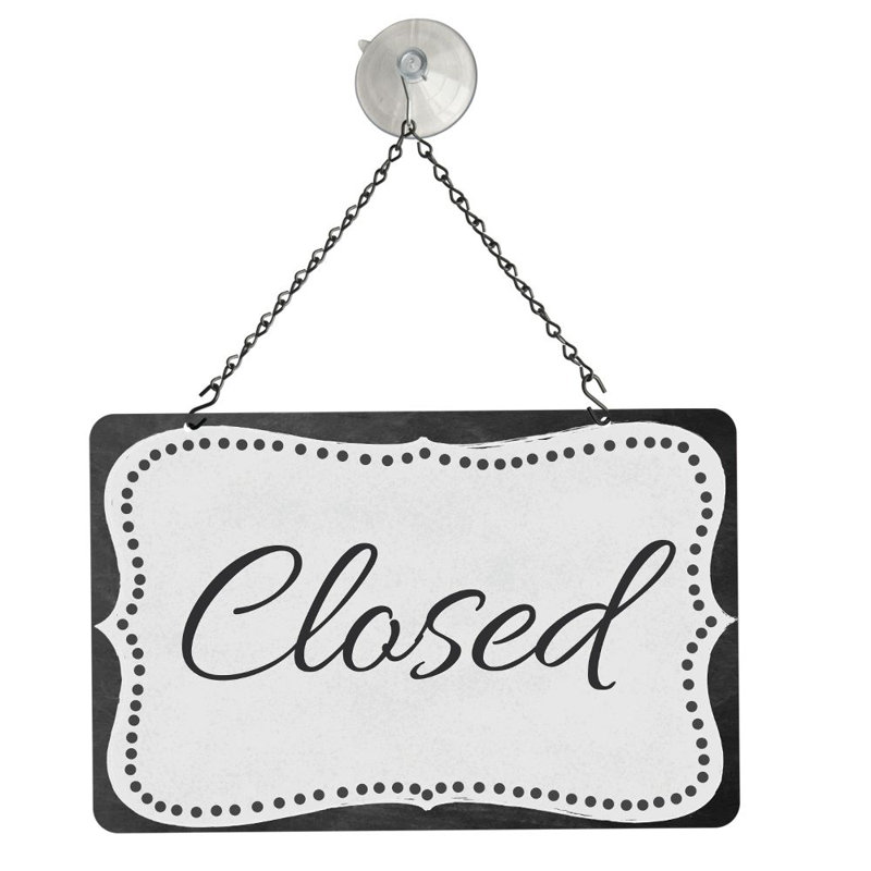 2 Sided Metal Sign Kit Open/Close
