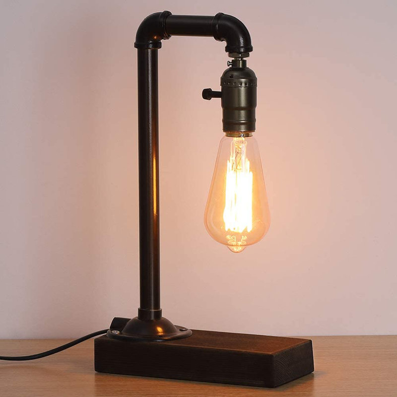 Chevonne Wood Desk Lamp