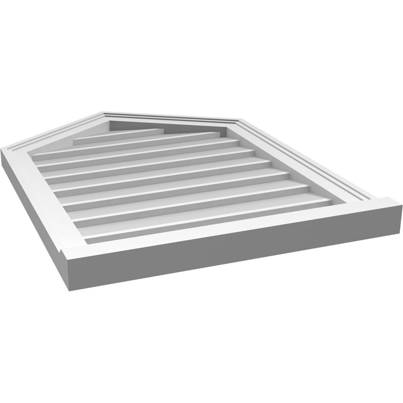 Ventilateur à pignon en uréthane non-fonctionnel Signature, H 30 po x l 22 po x P 2 po