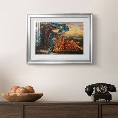 Earthound-Evelyn De Morgan-reproduction encadrée avec passe-partout et verre-1897