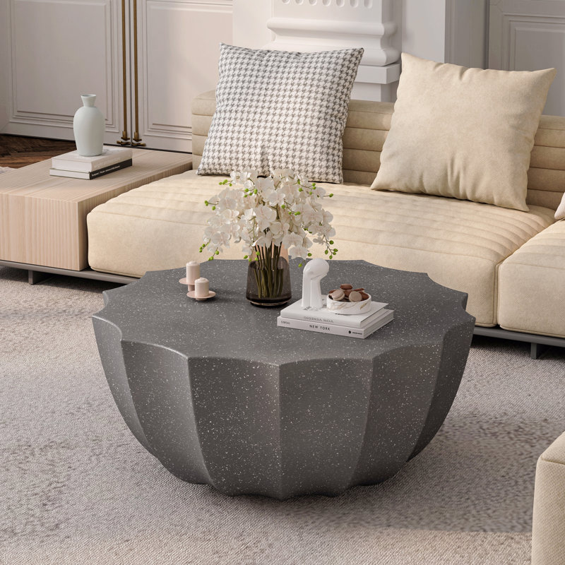 Table basse d'extérieur 35,43 po MGO, Gris