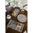 D10" Round Marble Tray With Natural Gray Finish