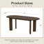 Table de salle à manger 79 po x L 33,5 po-1061252806-1061252809
