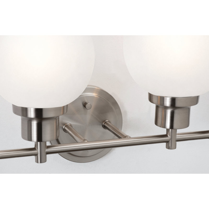 Abrya - lumière de meuble-lavabo - 4 lumières - nickel brossé, Brushed Nickel, 4