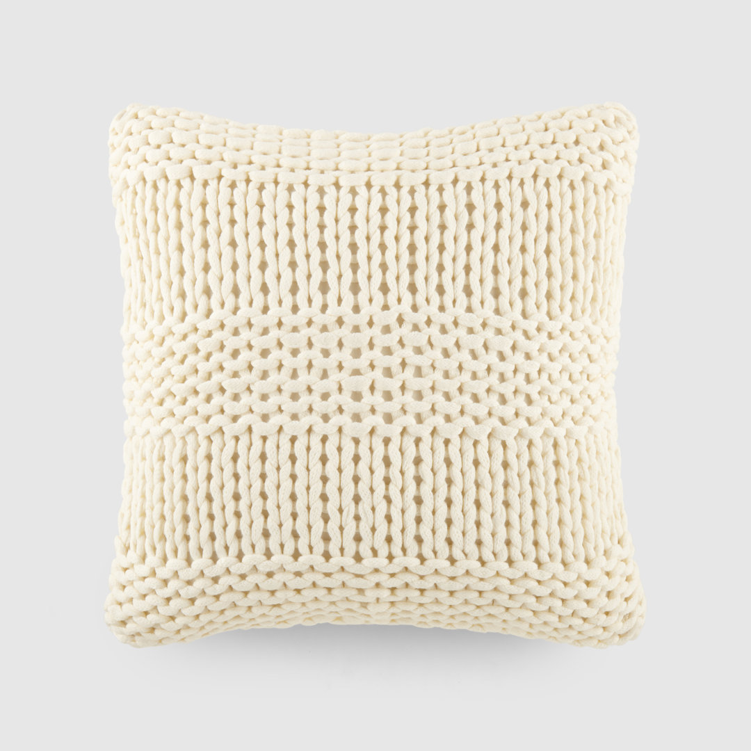 Cozy Chunky Knit Acrylic Decor Throw Pillow Becky Cameron 