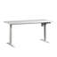 Bureau assis / debout, finition blanche