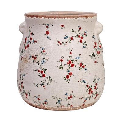 Vase en céramique rouge