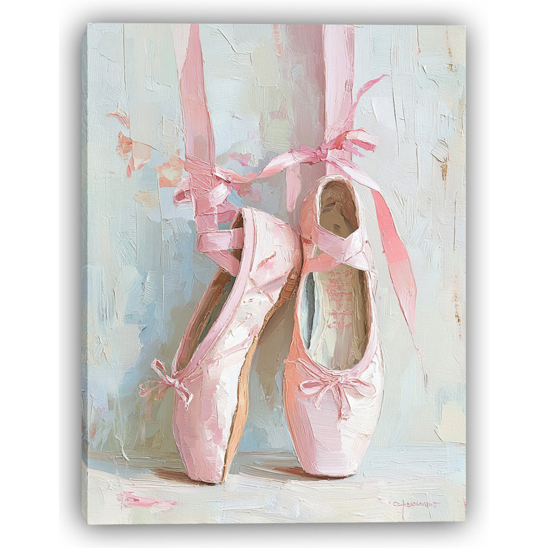 «Ballet Elegance», art mural sur toile tendue, H 36 po x l 24 po