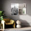 Miroir mural moderne et contemporain biseauté