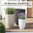 PE Tapered Round Pot Planters Set