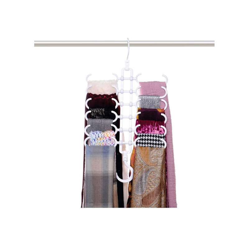 Organisateur de foulard Rebrilliant Space Saving Wonder Hanger - ensemble de 2