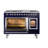 ILVE Nostalgie II Series Noblesse 48 inch Dual Fuel Range with 8 Sealed Burners, Griddle (Glass Door)-112295486-112295485-112295488