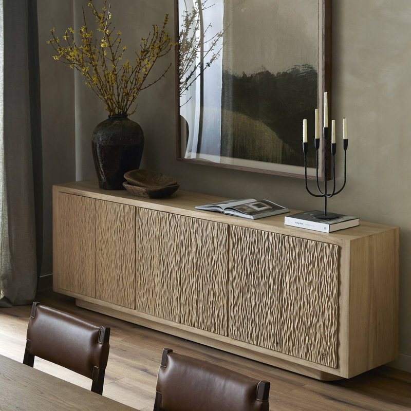 Bahari 98'' W Solid Wood Sideboard