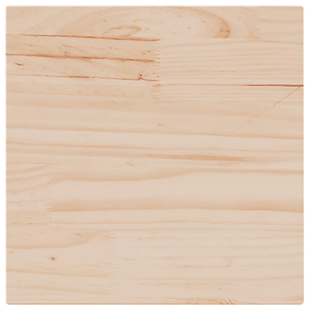 Vidaxl Table Top 40X40x1.7 Cm Square Solid Wood Pine