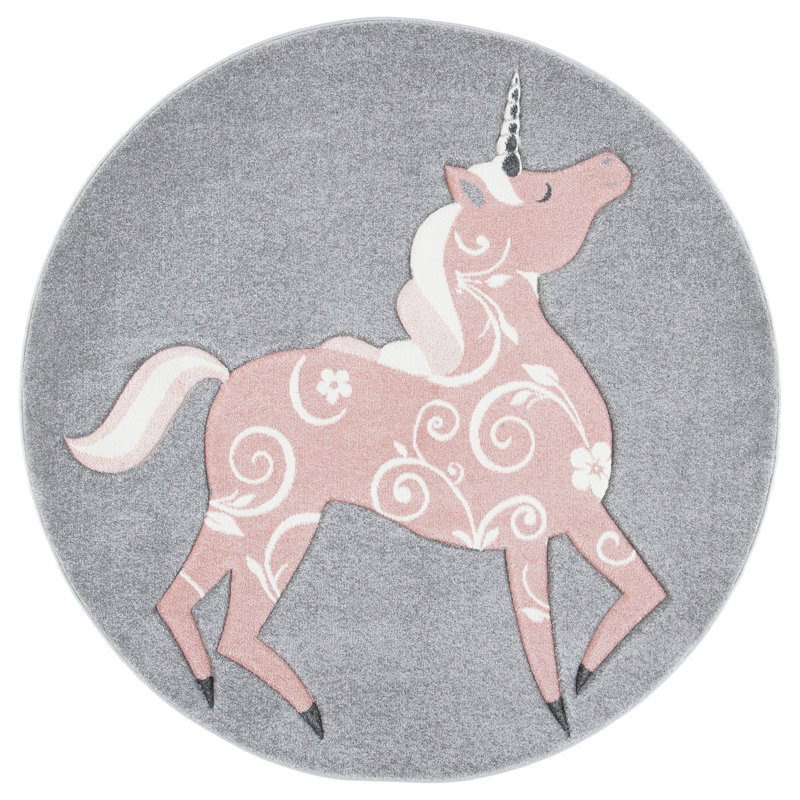 Alcantara Kids 100 Performance Rug, Round 6'7"