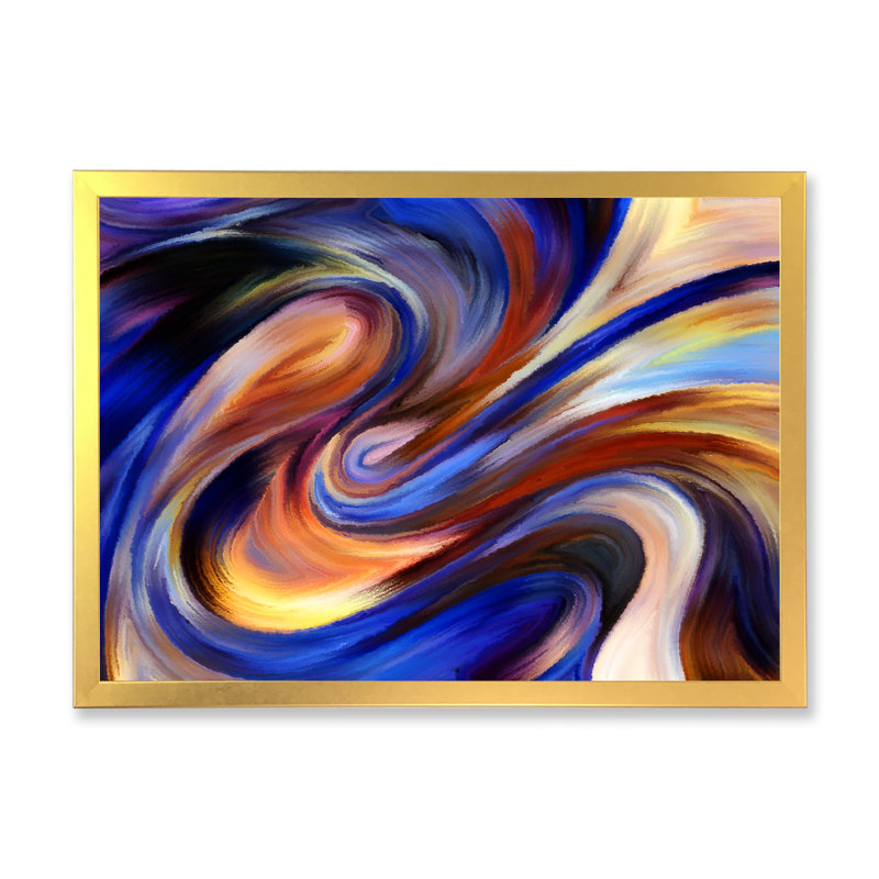 Realms of Inner - cadre photo, impression sur toile, H 8 po x l 12 po x P 1 po, Cadre photo doré