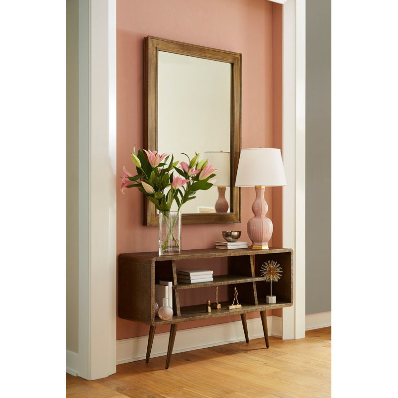 Ellen Flat Metal Wall Mirror, 44" x 24"