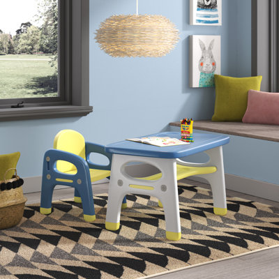 Bratton Kids 5 Piece Rectangular Play Or Activity Table and Chair Set