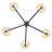 Greta 5-Light Steel Chandelier-1963527751