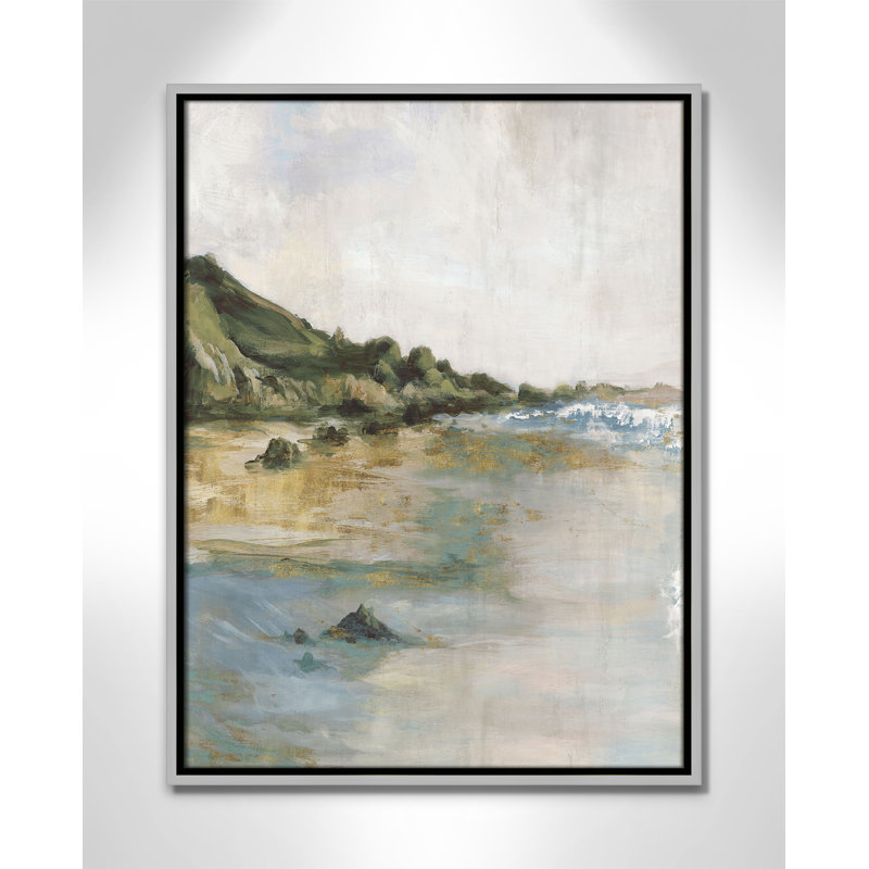 «Cordoba Tide’s Edge» par, Argent argent, H 25,5 po x l 19,5 po