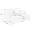 Canapé 2 places avec repose-pieds et rangement escamotable, tissu chenille confortable pour la vie moderne-1158263033-1158263038-1158263035
