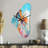 Palm Trees Palm VI - Boomerang Shape Decorative Multi-Colour Palms & Palm Trees Wall Clock-104144530