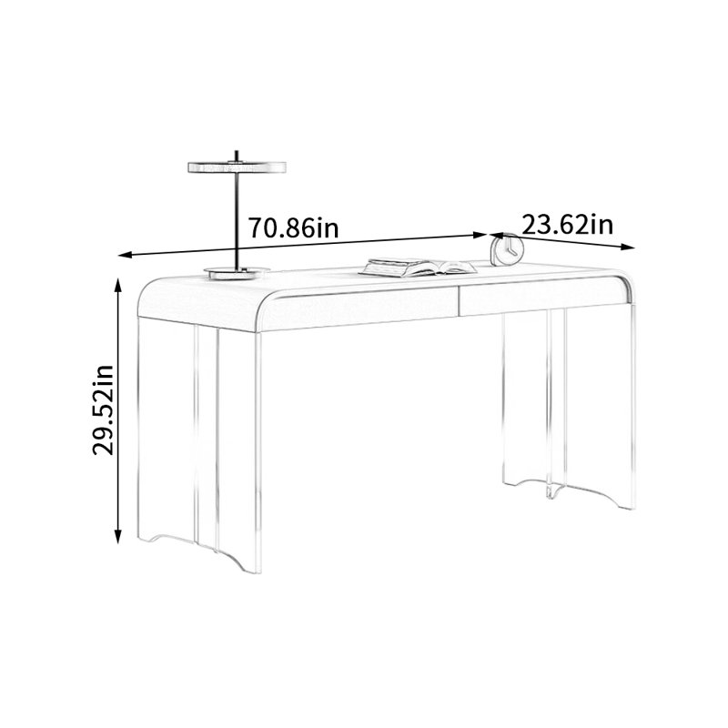 Corrigan, 29.52" H x 70.86" W x 23.62" D