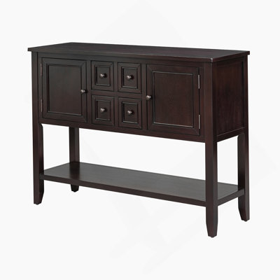 Cambridge Series  Ample Storage Vintage Console Table With Four Small Drawers