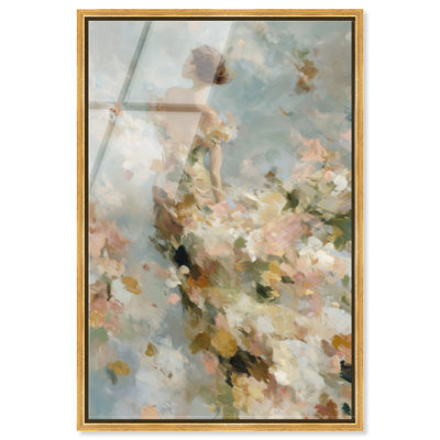 «Petal Gown», reproduction d'art acrylique encadrée par Art Remedy, cadre doré, 20 x 30