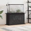  Aquarium Stand Black Oak 101x41x58 cm Engineered Wood