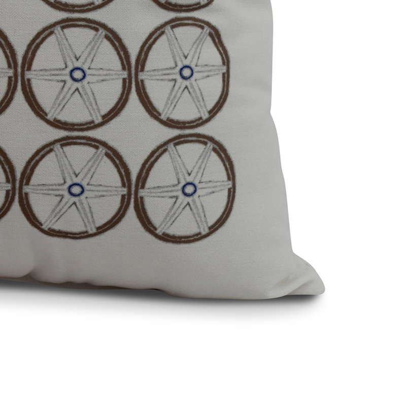 Housse et insert de coussin carré Nantucket, Ivoire, 20 po x 20 po