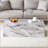 Modern MDF coffee table with grey texture pattern -39.3x23.6x11.8 inches