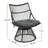 CHAIR & SIDE TABLE
