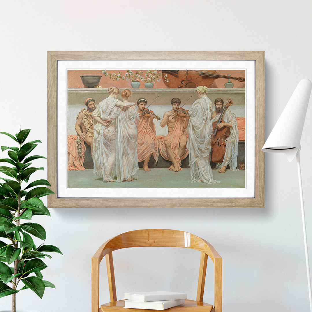 A Quartet by Lawrence Alma-Tadema - Picture Frame Painting