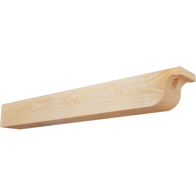 Queue de chevron Del Monte, Douglas, 6"H x 6"W x 48"L