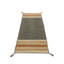 Azizi Striped Hand Woven Cotton Green Rug-102097815