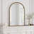 Iron Framed Arched Wall Mirror, Wall Decor Arch Mirror-1353356841