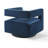 Booth Performance Velvet Swivel Armchair-247504647