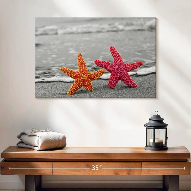 Brampt Nautical Starfish Duo, 24" H x 36" W