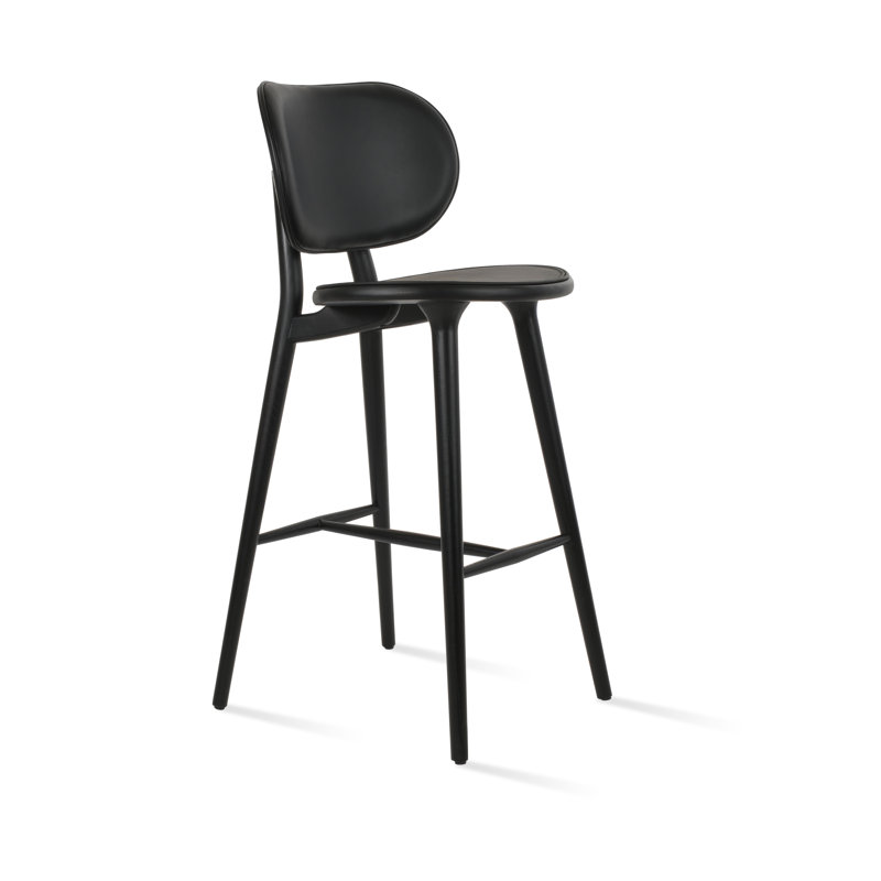 Aaron Bar Stool, Black, Black