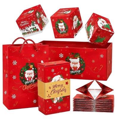 Christmas Surprise Up Gift Box Handmade Christmas Surprise Box Suitable for Holiday Gifting and Surprise Party Decorations Christmas Decorations Gifts