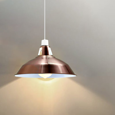 16cm H Metal Bowl Lamp Shade