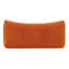 Canapés compressibles en velours côtelé orange, 135 x 99 x 66 cm, modernes et portatifs pour la maison-1481308223