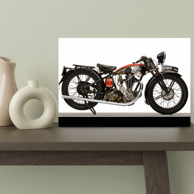 1934 Terrot 347Cc Type Hscg Supersport Motorcycle Classic Abstract Landscape Nature Wall Art